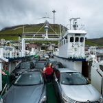 Cars on board the ferry Sam Sam Borðoy - Kalsoy, Autos auf der Fähre Sam Borðoy - Kalsoy